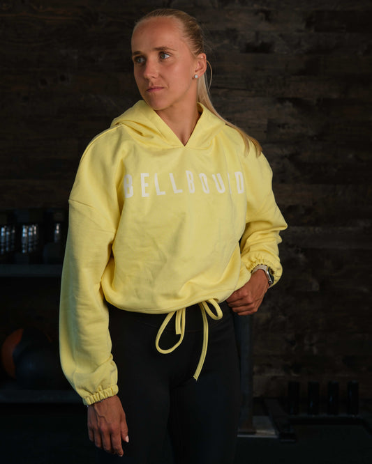 Cropped Oversize Hoodie (Lemon)