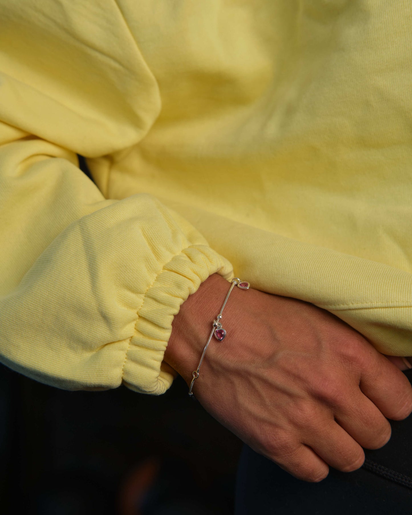 Cropped Oversize Hoodie (Lemon)