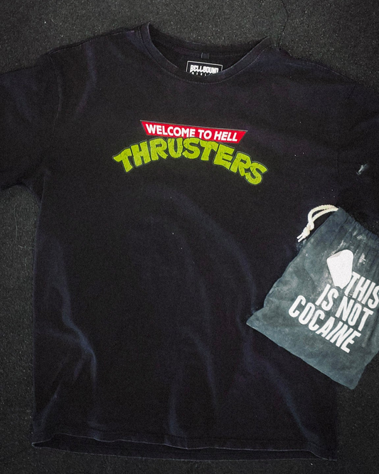 Welcome To Hell Thrusters Vintage Tee (Black)