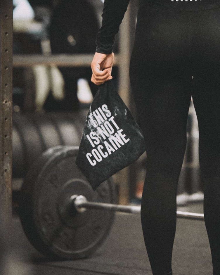 This Is Not Cocaine Chalk Bag (Black)
