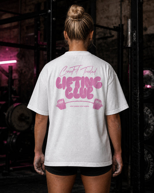 Lifting Club Oversize Tee (White)