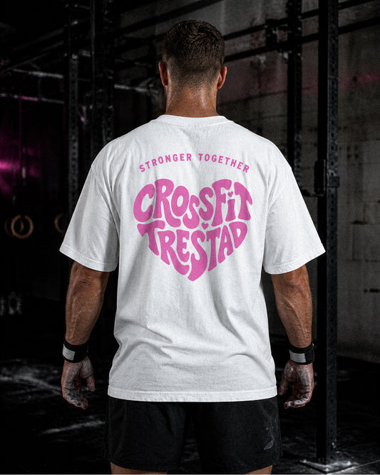 Stronger Together Oversize Tee (White)