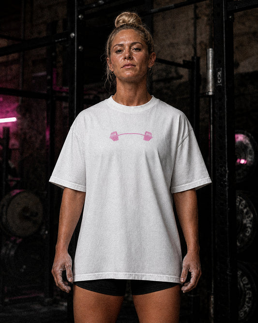 Lifting Club Oversize Tee (White)