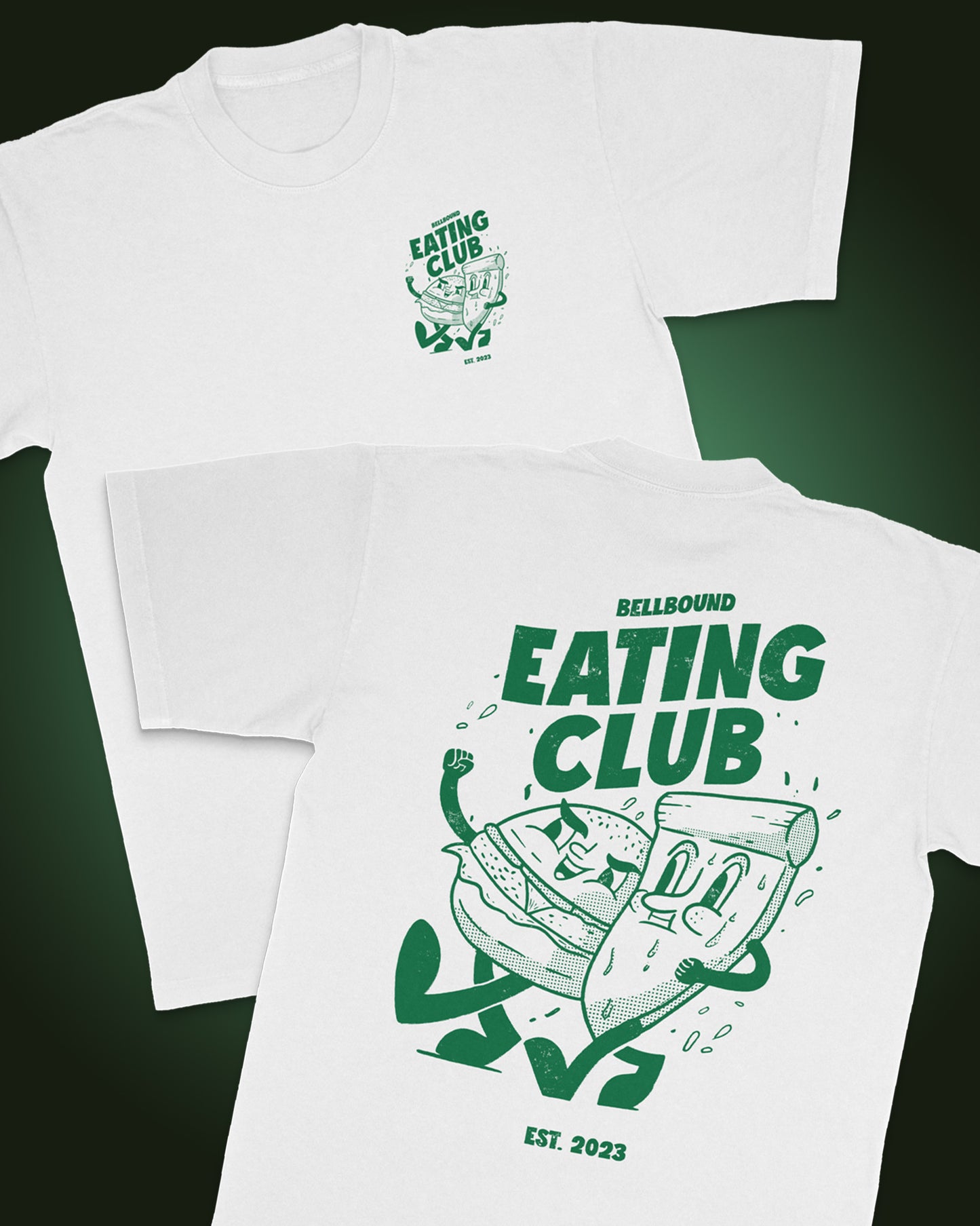 Bellbound Eating Club Oversize Tee (White)