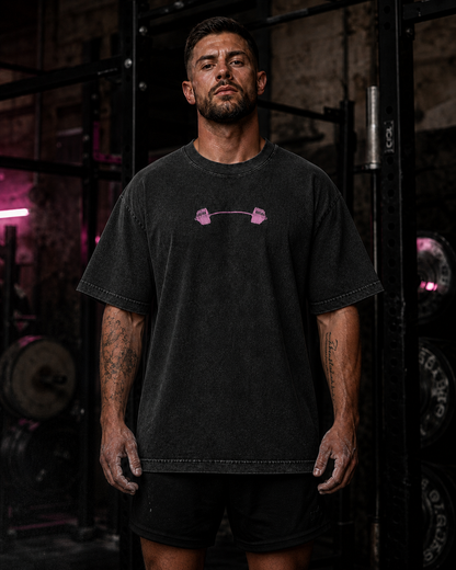 Lifting Club Oversize Vintage Tee (Black)