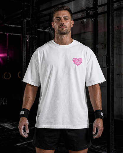 Stronger Together Oversize Tee (White)